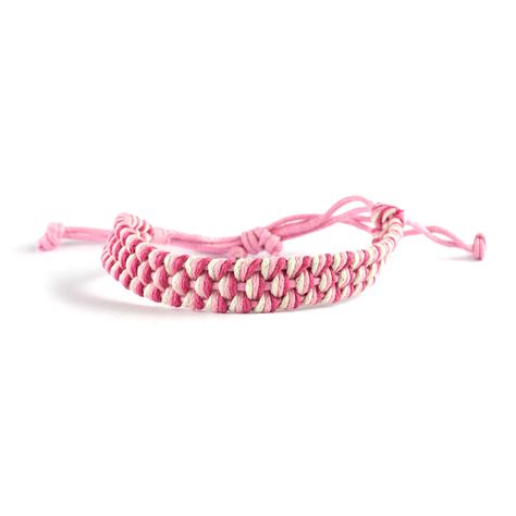 Armband Geflochten Weiß Pink Ø 10 Cm Günstig Bestellen