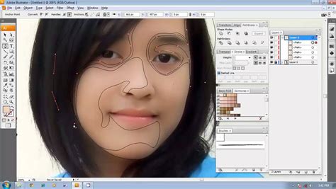 Illustrator Tutorial Tracing Foto Part 1 Youtube