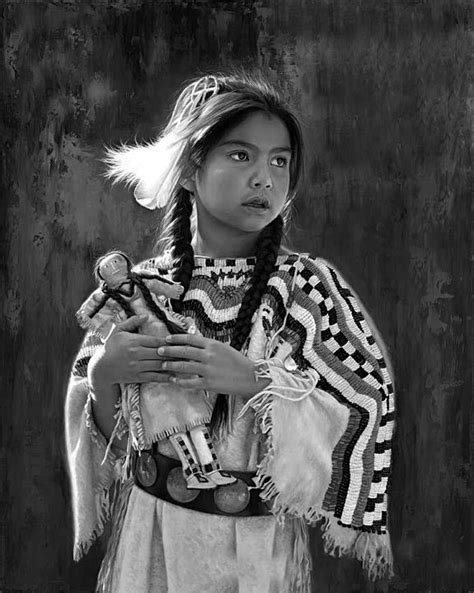 An Excellent Photograph Of A Young Beautiful Apache Girl The Original