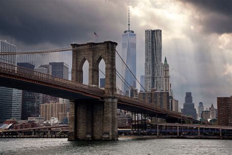 New York City Cities Brooklyn Bridge Manhattan Ville Usa