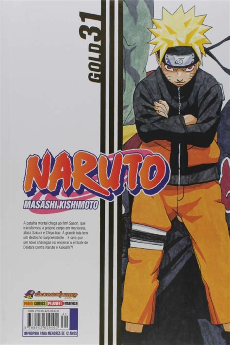 Livro Literatura Naruto Gold Vol 31 Editora Panini Gomics Papelaria