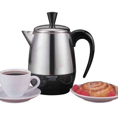 2 4 Cup Electric Percolator Stainless Steel Fcp240 Farberware
