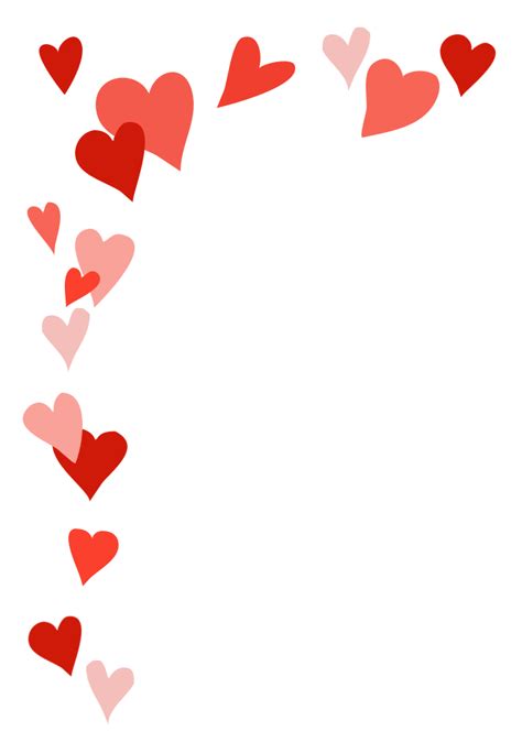 Heart Frame For Valentines Day Greeting Valentines Day Border