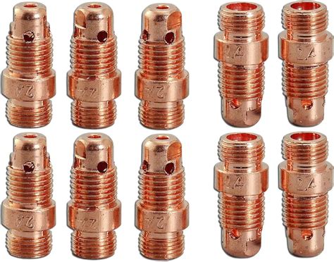 RIVERWELD TIG Stubby Collet Body 17CB20 3 32 2 4mm Orifice For PTA