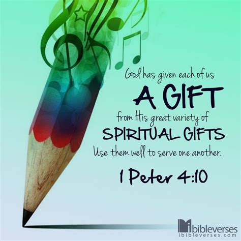 1 Peter 410 Niv Each Of You Should Use Whatever T You Have Received