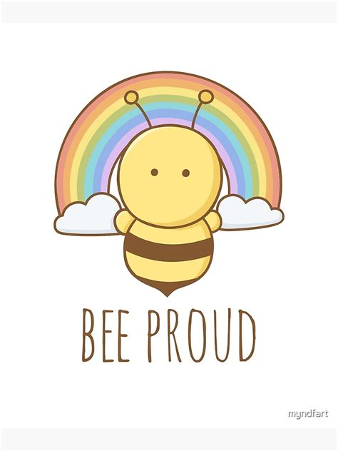 Bee Proud Canvas Print For Sale By Myndfart Redbubble