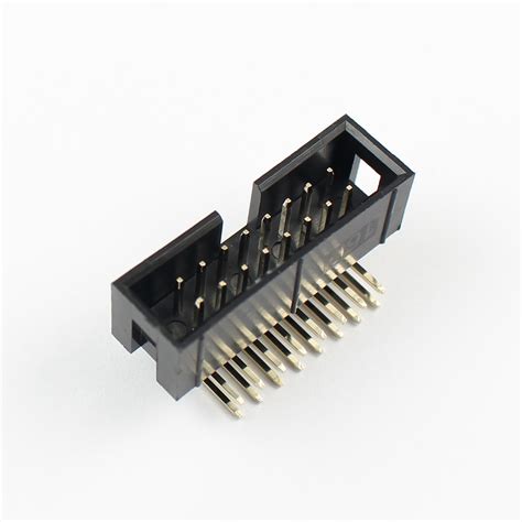 10pcs 254mm 2x8 Pin 16 Pin Right Angle Male Shrouded Idc Box Header