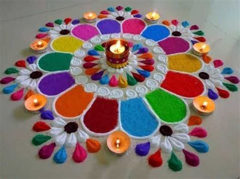 Quick And Easy Rangoli Ideas For Diwali 2020 You Would Love To Copy From Easy Rangoli Designs