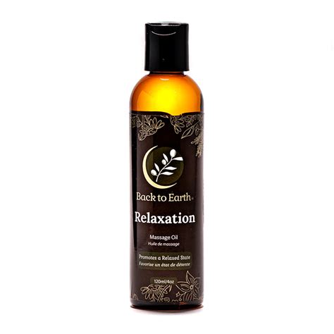 Relaxation Massage Oil 100 Pure Essential Oils Back To Earth Back To Earth