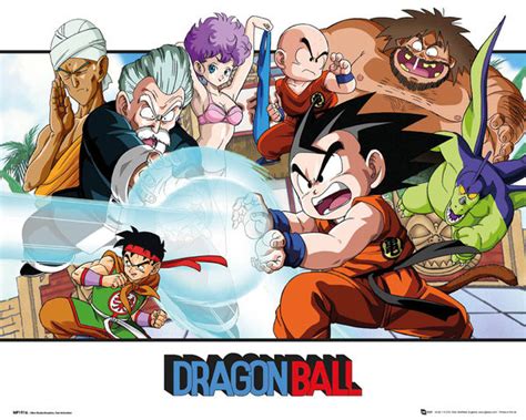 Shop affordable wall art to hang in dorms, bedrooms, offices, or anywhere blank walls aren't welcome. Dragon Ball - Landscape Poster | Sold at Abposters.com