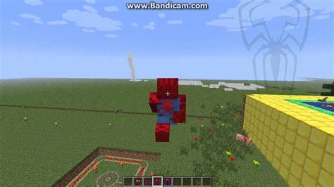 Spider Man Mod на Minecraft Youtube