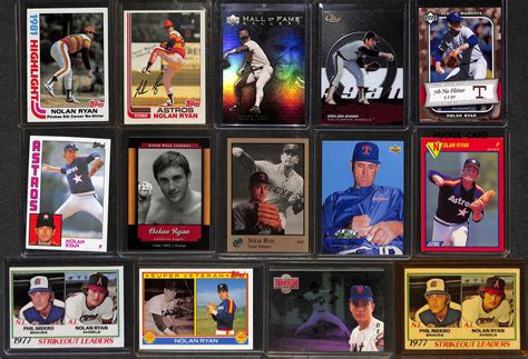 Lot Detail - Lot of Over (400) Nolan Ryan Cards From 1975 to Present