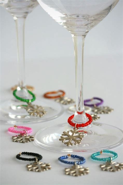 Wine Glass Charms Wedding Favours Hen Do T Ts Table Decor Personalised And Ava