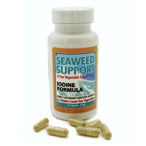 Seaweed Support Supplement Iodine Formula Maine Coast Sea Vegetables