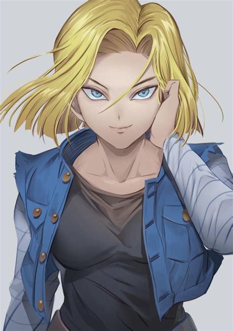 Please look at condition before bidding. android 18 (dragon ball and 1 more) drawn by libeuo ...