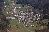 Langenau aus der Vogelperspektive: Dorf - Ansicht in Langenau im ...