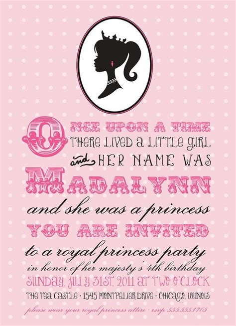 A Royal Princess Birthday Invitation Printable