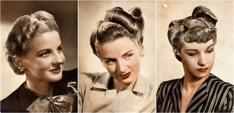 Beautiful American Womens Hair Fashions From The 1940s ~ Vintage Everyday
