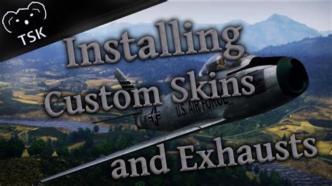 War Thunder Tutorial How To Install User Skins And Custom Jet Exhausts