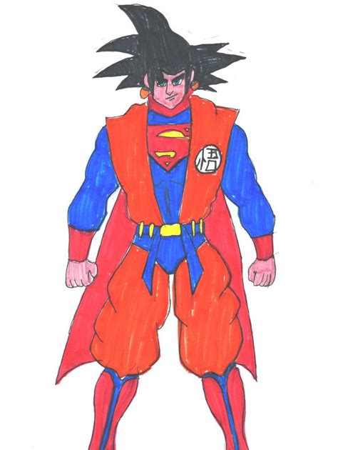 Goku Superman Fusion By Alphaomegabros On Deviantart