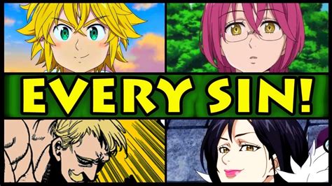 All 7 Sins And Their Powers Explained Seven Deadly Sins Nanatsu No