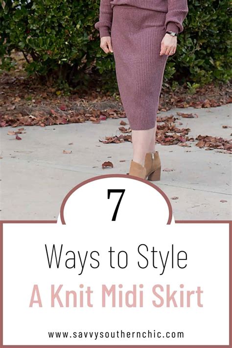Trend To Try Knit Midi Skirt Savvy Southern Chic