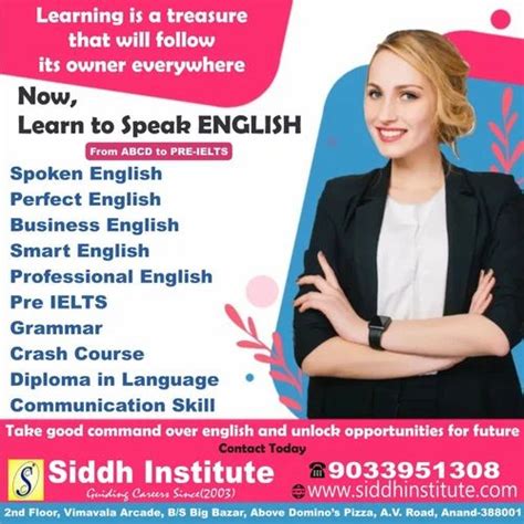 Spoken English Classes Time 1 To 8 At Rs 999month In Anand Id