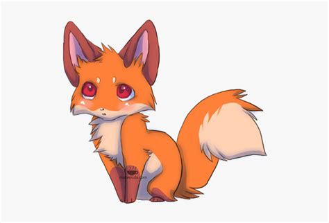 Fox Png Baby Cute Baby Fox Anime Transparent Cartoon Free Cliparts