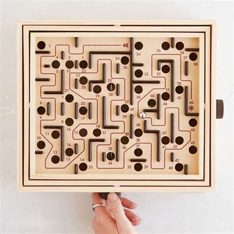 The Wooden Labyrinth Game Gadgetsin