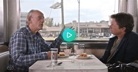 Michael J Fox And Christopher Lloyd Re Unite For Back To The Future Day  On Imgur