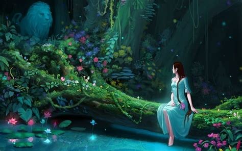 Woman In The Forest Forests Fantasy Magic Woman Hd Wallpaper Peakpx