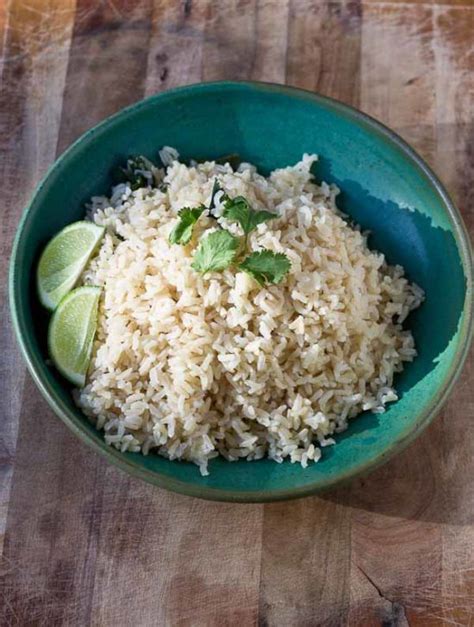 Cilantro Lime Brown Rice Love And Zest