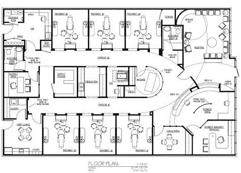 Cosmetic Dentistry 3500 Sqft Office Floor Plan Hospital Floor