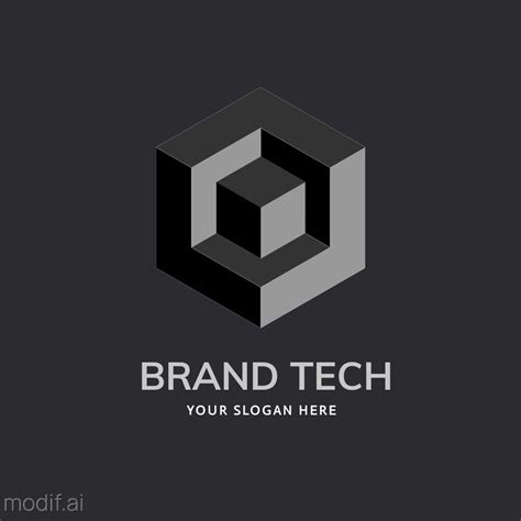 3 D Business Logo Template Mediamodifier