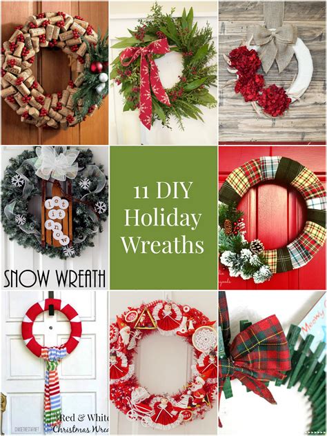 So Creative 11 Diy Holiday Wreaths Practically Functional