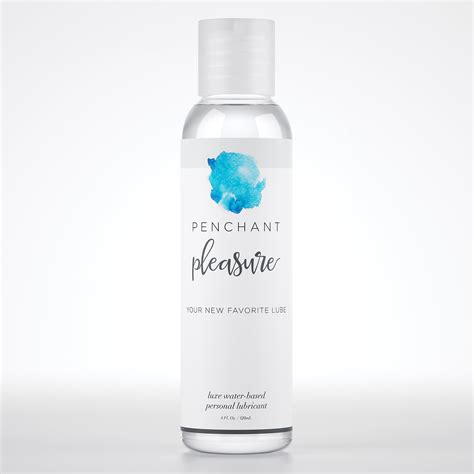 Intimate Lubricants For Sensitive Skin By Penchant Pleasure Water