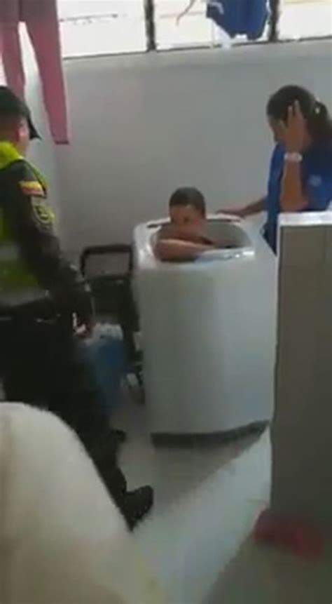 Teen Stuck After Social Media Washing Machine Challenge Went Horribly