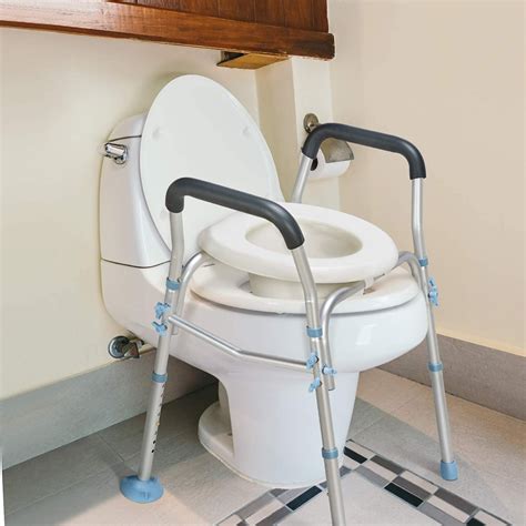 Buy Oasisspace Stand Alone Raised Toilet Seat 300lbs Heavy Duty