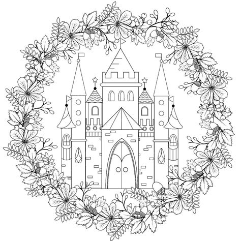 Castle Coloring Pages 100 Printable Coloring Pages