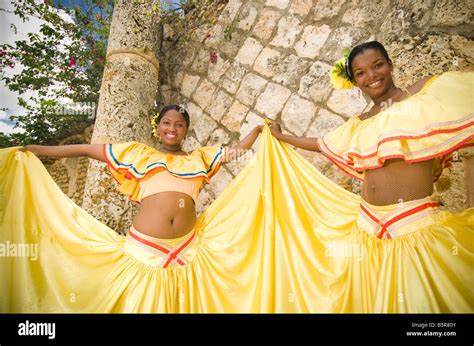 Caribbean Dominican Republic Altos De Chavon Casa De Campo Dancers Perform In The Outdoor