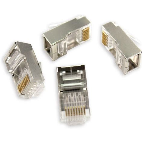 Conector Rj45 Cat 6 Metalico Protegido 2u