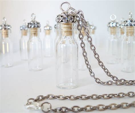 Bottle Necklace Diy Kit T Aromatherapy Essential Oil Fairy