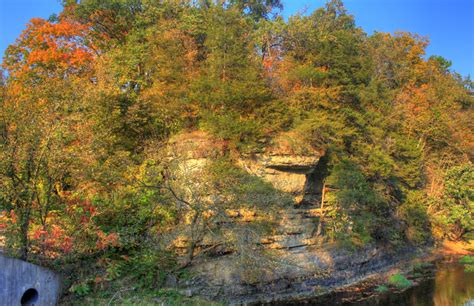 Bluffs And Trees At Apple River Canyon State Park Illinois Image