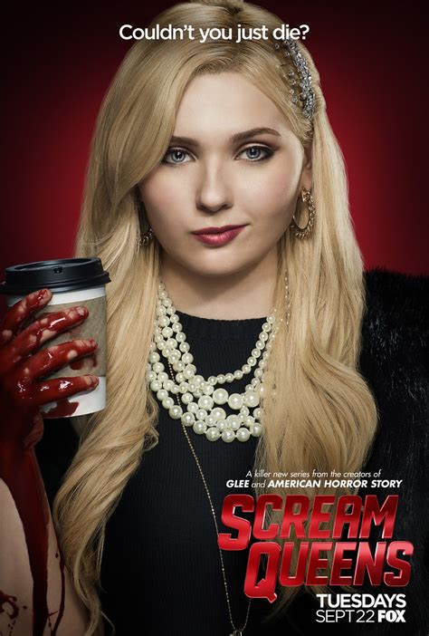 Scream Queens Character Posters Look A Bit Guilty Scifinow The