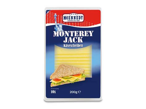 Monterey jack is also compared as a granular cheese similar to wisconsin brick. lastly and most importantly is that monterey jack is a descendant of queso del pais which translates as country. Fromage en tranches Monterey Jack - Lidl — Suisse ...