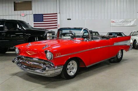 1957 Chevrolet Bel Air Convertible 481 Miles Red Convertible 350ci V8