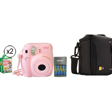 Fujifilm Instax Mini 8 Instant Film Camera Deluxe Kit Pink
