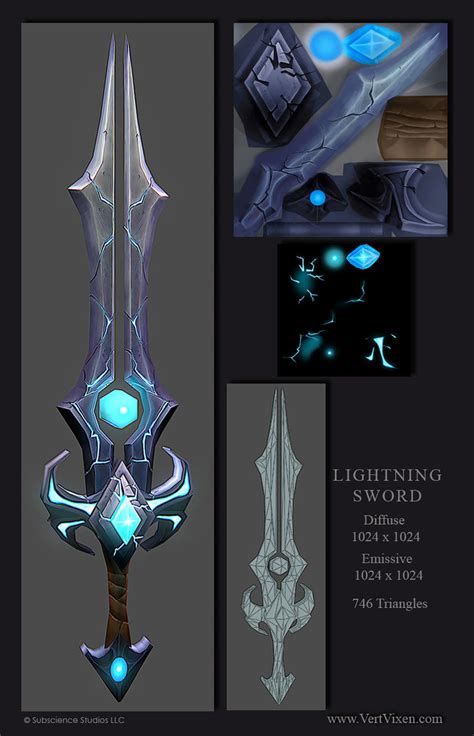 Lightning Sword By Vert Vixen On Deviantart