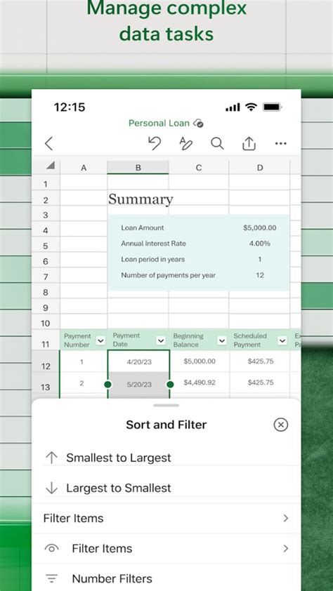 Microsoft Excel Spreadsheets Apk Voor Android Download