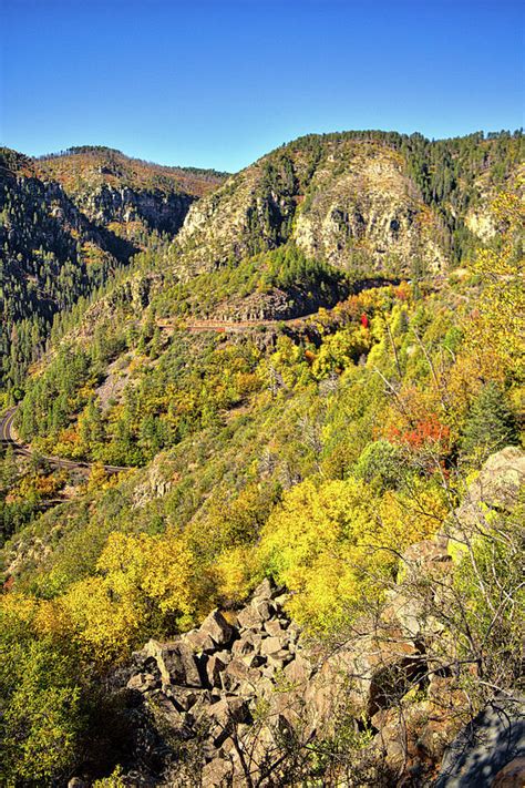 Oak Creek Canyon Fall Colors Arizona Photograph By Chance Kafka Fine